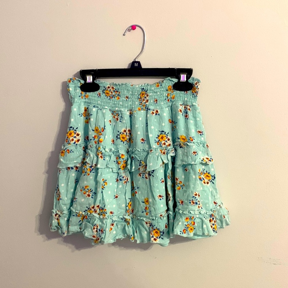 ALTARD STATE BLUE FLORAL SKIRT | SIZE M